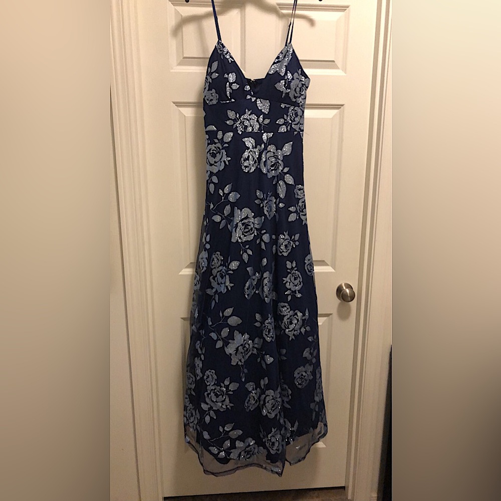 Trixxi blue prom dress